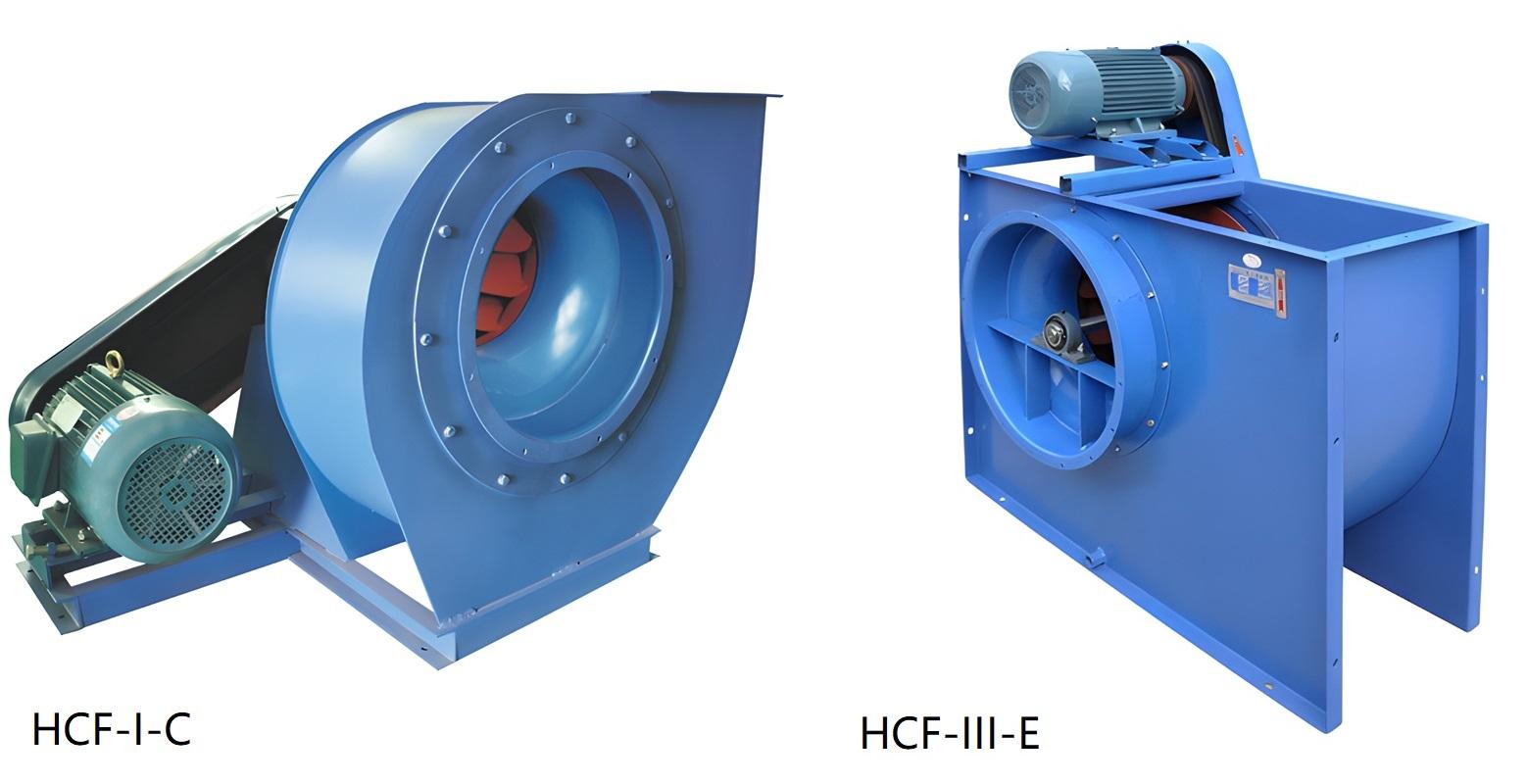 HCF系列单板后倾式厨房油烟抽风机（HCF-Ⅰ型C式/Ⅲ型E式 皮带传动）