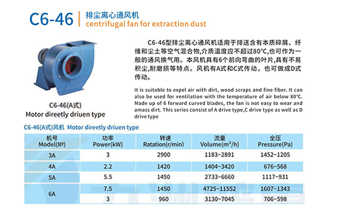 C6-46排尘离心通风机（A式）-技术参数.jpg